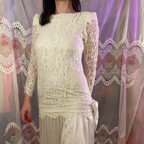 Vintage Dresses & Skirts - vintage lace dress